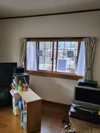 岡山県英田郡西粟倉村のお客様の内窓工事　具体的な工事内容2