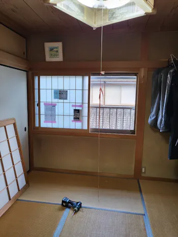 岡山県英田郡西粟倉村のお客様の内窓工事　具体的な工事内容3