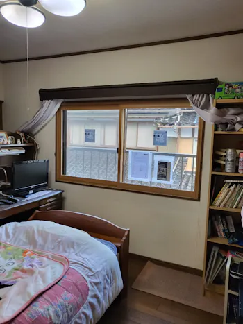 岡山県英田郡西粟倉村のお客様の内窓工事