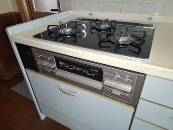 宮城県大崎市のお客様のビルトインコンロ・ガスコンロ工事