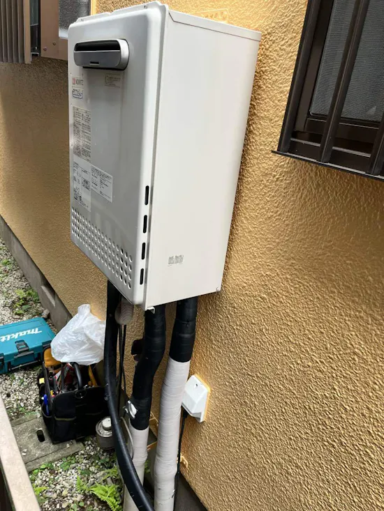 工事前　埼玉県久喜市のお客様の給湯器工事