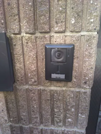 東京都羽村市のお客様のTVドアホン交換工事