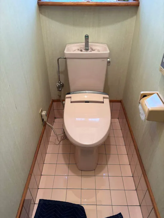 工事前　茨城県水戸市のお客様のトイレ工事