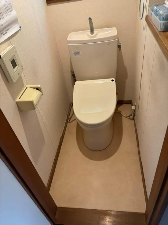 工事前　埼玉県鴻巣市のお客様のトイレ工事