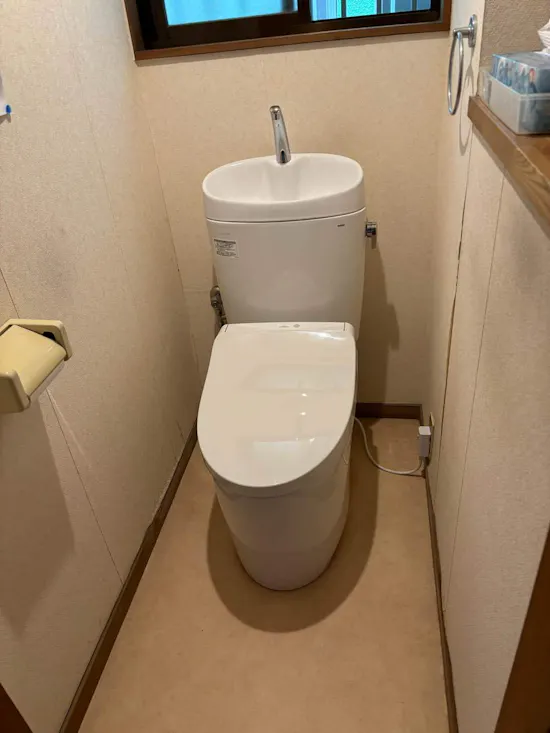 工事後　埼玉県鴻巣市のお客様のトイレ工事