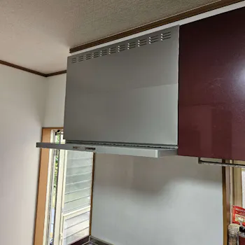 神奈川県横須賀市のお客様のレンジフード交換工事