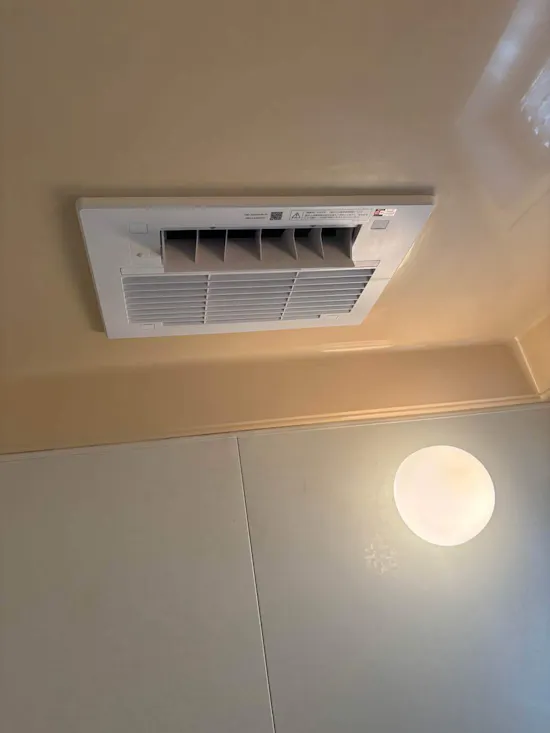 工事後　三重県四日市市のお客様の浴室換気扇工事