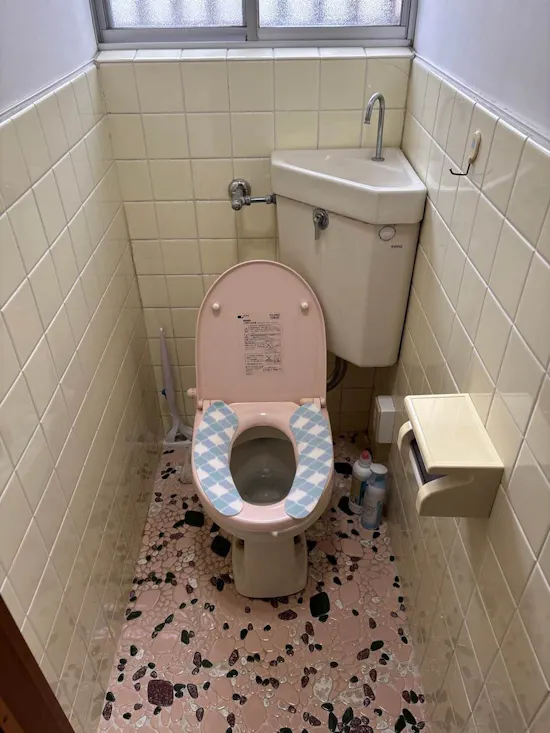 工事前　群馬県高崎市のお客様のトイレ工事