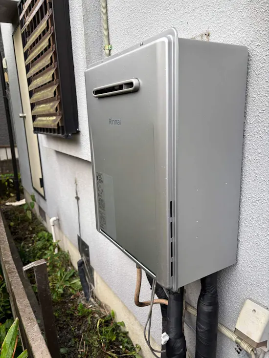 工事後　埼玉県東松山市のお客様の給湯器工事