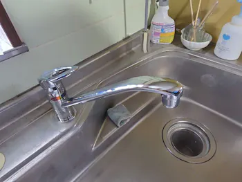 栃木県宇都宮市のお客様のキッチン水栓工事