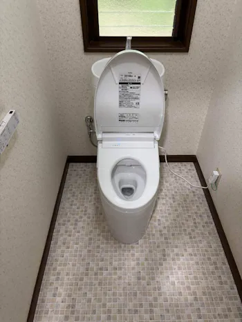 茨城県桜川市のお客様のトイレ工事　具体的な工事内容1