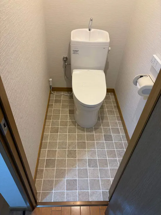 工事後　埼玉県桶川市のお客様のトイレ工事