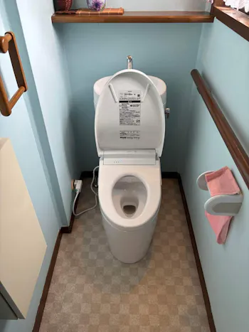 茨城県土浦市のお客様のトイレ工事