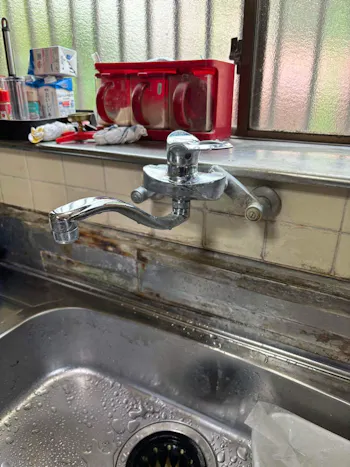 埼玉県桶川市のお客様の水栓工事　具体的な工事内容3