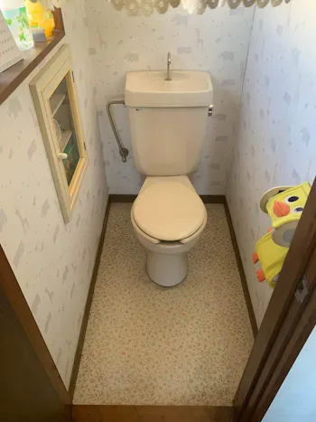 埼玉県羽生市のお客様の洗面化粧台・トイレ交換工事　具体的な工事内容1