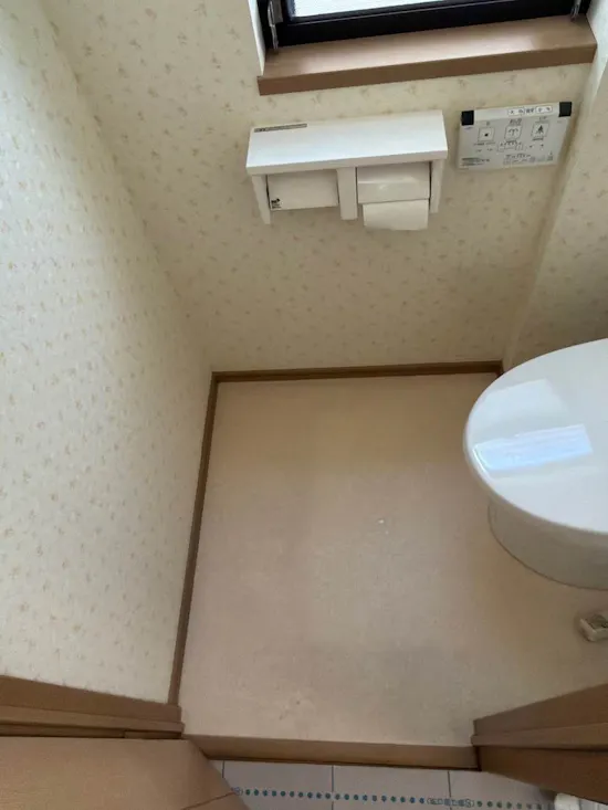工事前　埼玉県北本市のお客様のトイレ工事