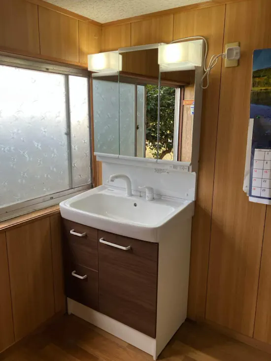 工事後　新潟県新潟市北区のお客様の洗面化粧台工事