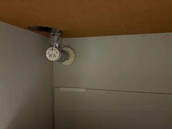 東京都町田市のお客様のビルトインコンロ交換工事　具体的な工事内容1