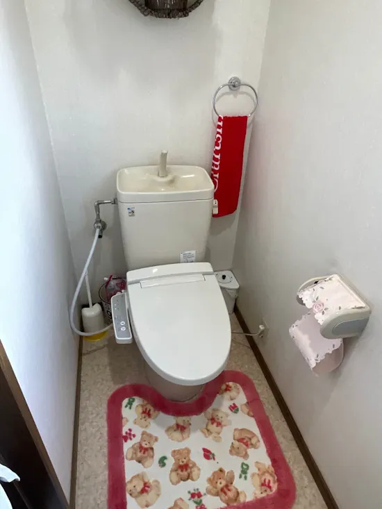 工事前　山梨県富士吉田市のお客様のトイレ工事