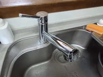 栃木県宇都宮市のお客様のキッチン水栓工事