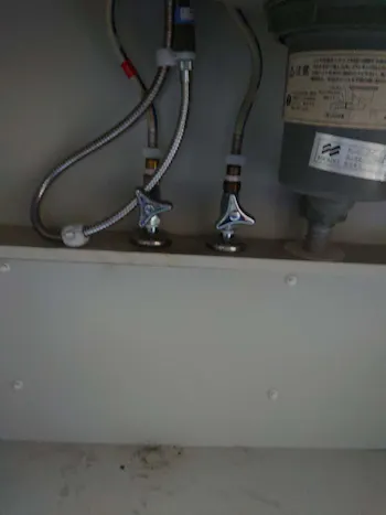 埼玉県和光市のお客様のキッチン水栓工事　具体的な工事内容2