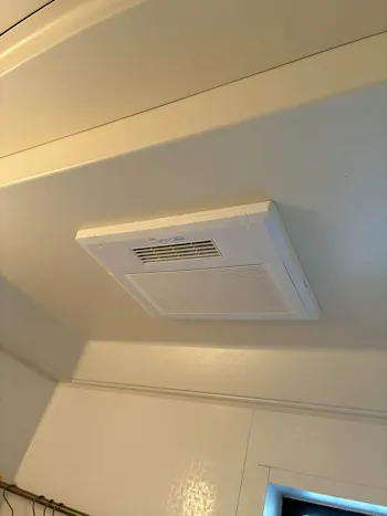 埼玉県羽生市のお客様の浴室換気扇工事