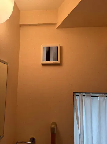 埼玉県新座市のお客様の浴室換気扇工事