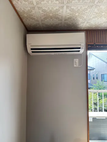 埼玉県入間郡三芳町のお客様のエアコン工事