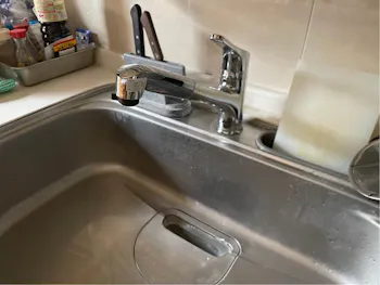 山梨県富士吉田市のお客様の水栓工事