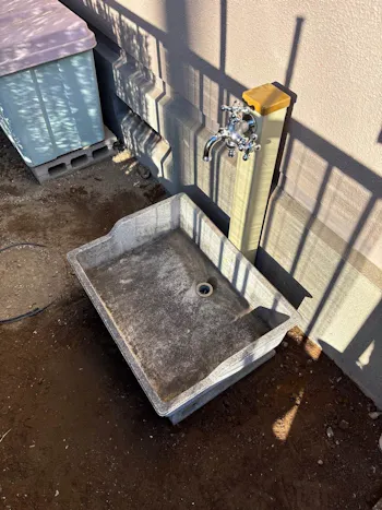 茨城県龍ケ崎市のお客様の立水栓交換工事