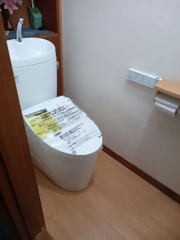 東京都青梅市のお客様のトイレ工事　具体的な工事内容1
