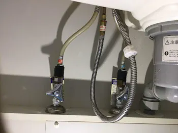 東京都青梅市のお客様のキッチン水栓交換工事　具体的な工事内容4