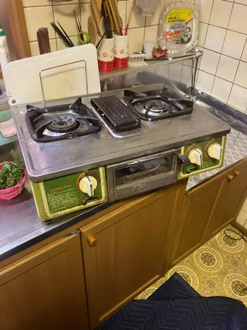 群馬県前橋市のお客様のガステーブル/シャワーヘッド交換工事　具体的な工事内容2