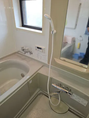 宮城県大崎市のお客様のトイレ工事・浴室水栓工事　具体的な工事内容2