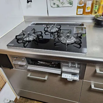 神奈川県三浦市のお客様のビルトインコンロ交換工事