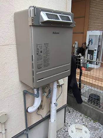東京都日野市のお客様のビルトインコンロ・レンジフード・ガス給湯器交換工事　具体的な工事内容2