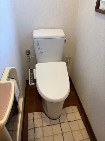 山梨県大月市のお客様のトイレ交換工事