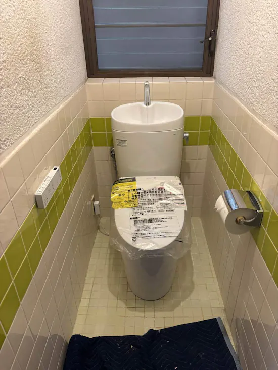 工事後　三重県いなべ市のお客様のトイレ工事