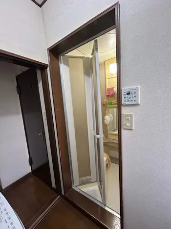 埼玉県蓮田市のお客様の浴室折れ戸工事　具体的な工事内容2