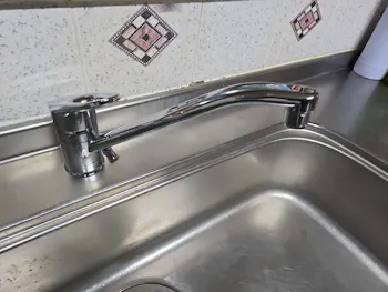 栃木県日光市のお客様のキッチン混合栓交換工事