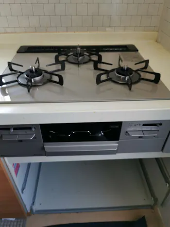 神奈川県横浜市戸塚区のお客様のビルトインコンロ・ガスコンロ工事