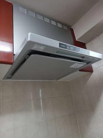 東京都国分寺市のお客様のビルトインコンロ・レンジフード交換工事　具体的な工事内容4