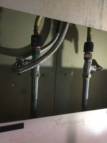 東京都福生市のお客様のキッチン水栓工事　具体的な工事内容4