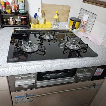 神奈川県横須賀市のお客様のビルトインコンロ・ガスコンロ工事