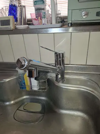 宮城県大崎市のお客様のキッチン水栓交換工事