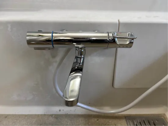 工事後　群馬県高崎市のお客様の浴室混合水栓交換工事