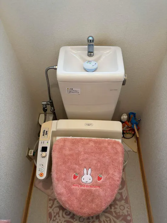 工事前　茨城県龍ケ崎市のお客様の便座交換工事