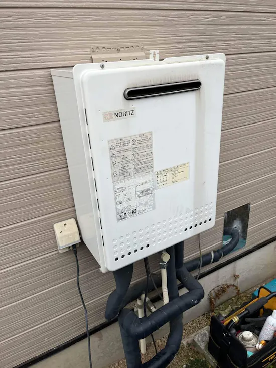 工事前　埼玉県幸手市のお客様の給湯器工事