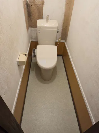 栃木県大田原市のお客様のトイレ工事
