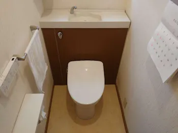 愛知県名古屋市のお客様のウォシュレット交換工事